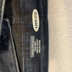 Old navy rockstar skinny jeans size18 regular length (29”)
